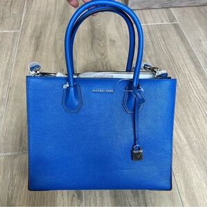 NWOT Michael Kors Mercer Royal Blue Tote